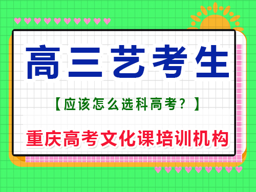 高三美術藝考生怎樣選擇文化課科目?重慶高考文化課培訓機構老師經驗談